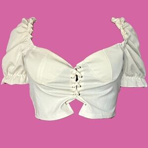 Sweetheart Lace Front Top